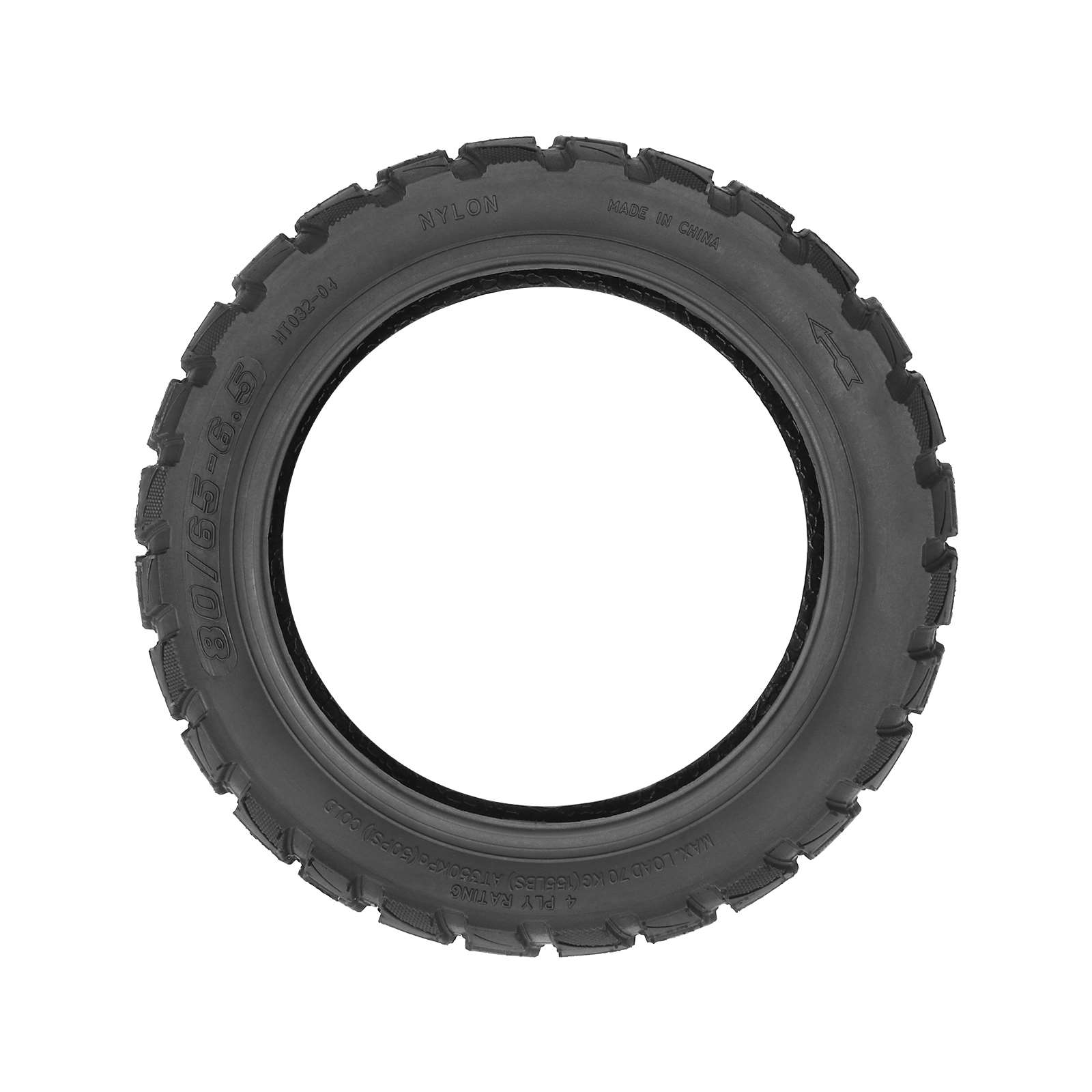 10-дюймова шина 80/65-6.5 для електросамоката KUGOO M4 / M4 Pro - Зображення 5