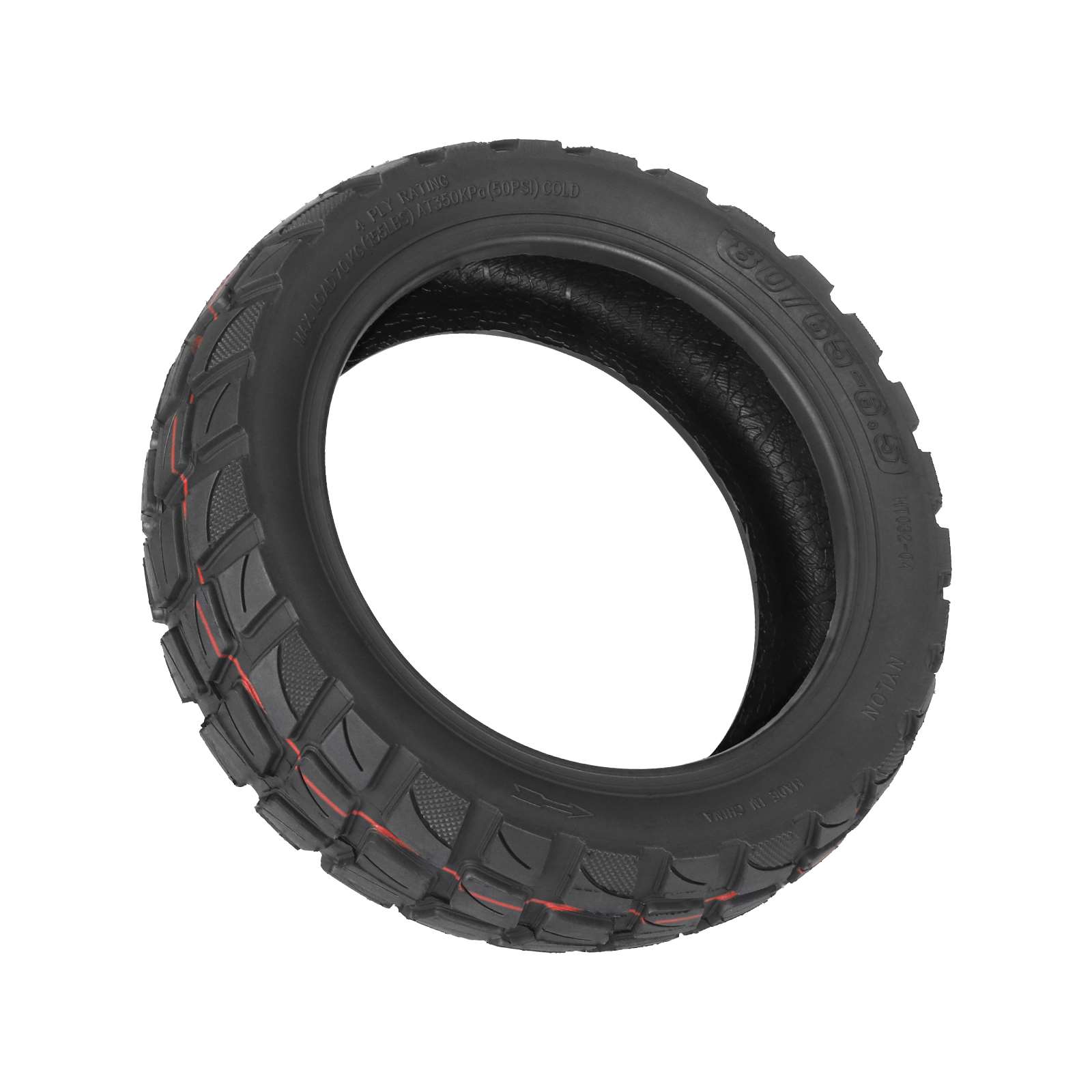 10-дюймова шина 80/65-6.5 для електросамоката KUGOO M4 / M4 Pro - Зображення 3