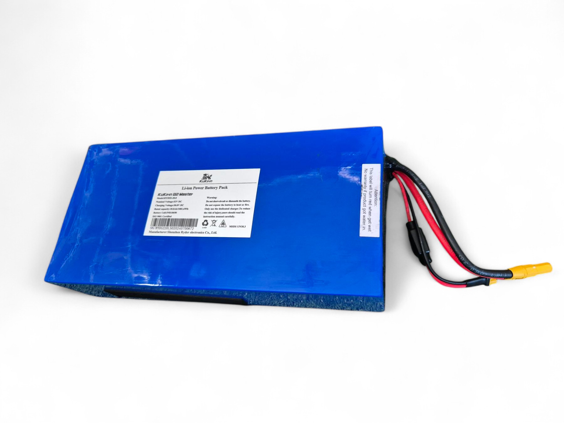 Оригінальний акумулятор 52V 20.8Ah для KuKirin G2 Master