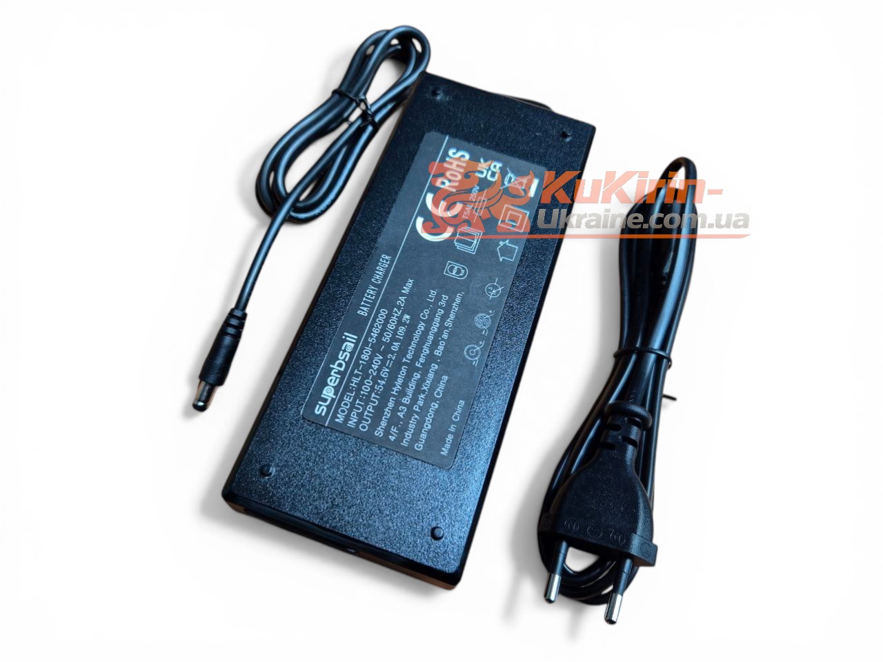 Зарядний пристрій для електросамоката KuKirin G2 54.6V 2.0A 109.2W - Зображення 3