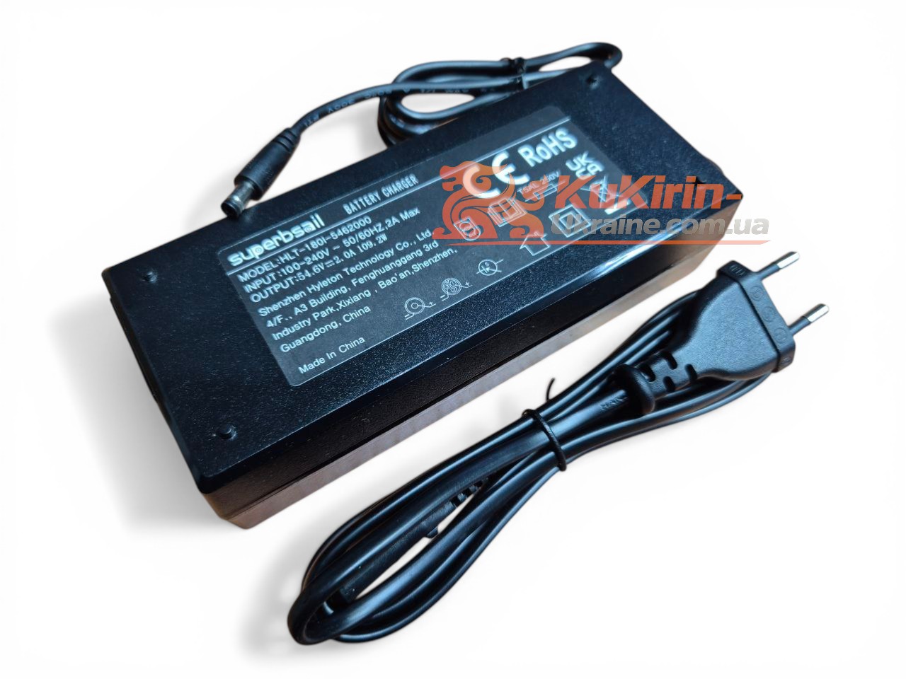 Зарядний пристрій для електросамоката KuKirin G2 54.6V 2.0A 109.2W - Зображення 4