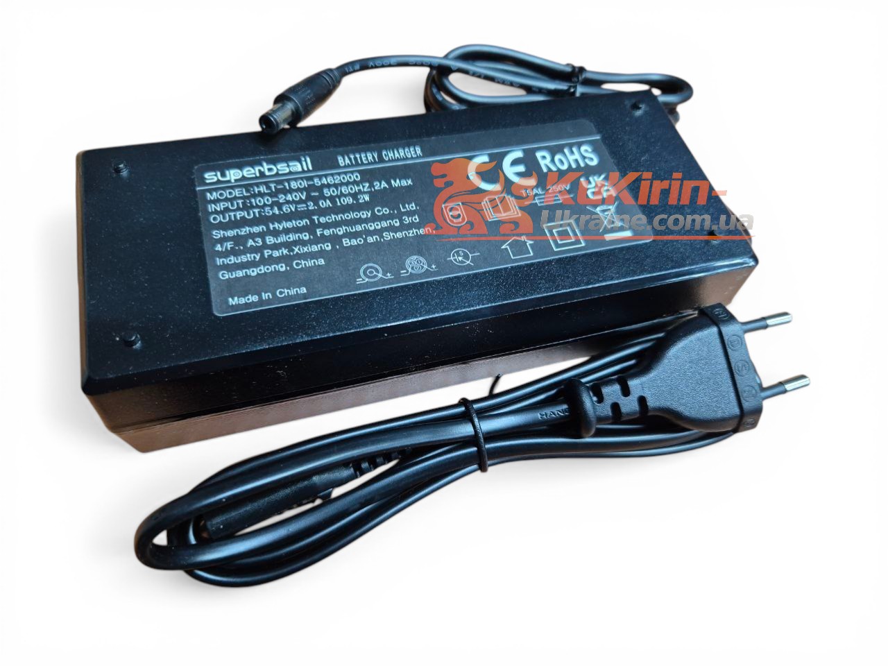Зарядний пристрій для електросамоката KuKirin G2 54.6V 2.0A 109.2W - Зображення 5