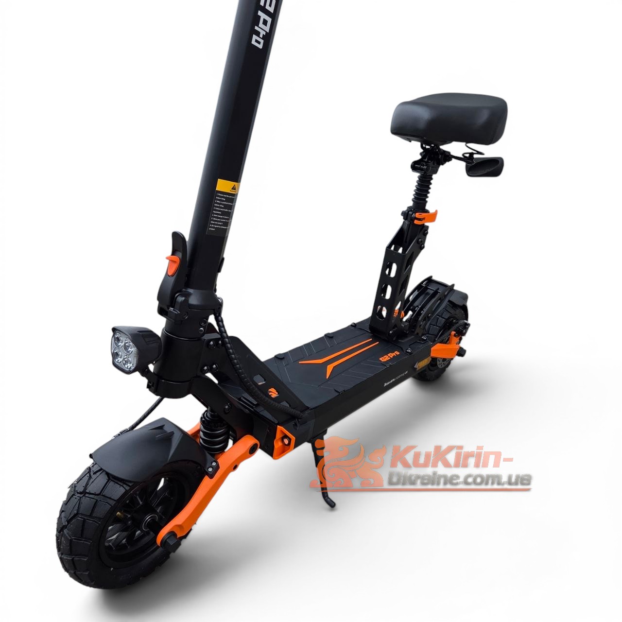 Електросамокат з сидінням Kugoo / KuKirin G2 Pro (600W 15Ah 48V) - Зображення 13