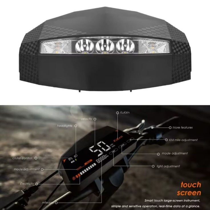 Скло для фари електросамоката Kugoo / KuKirin G2 / G3 / G4 - Зображення 6