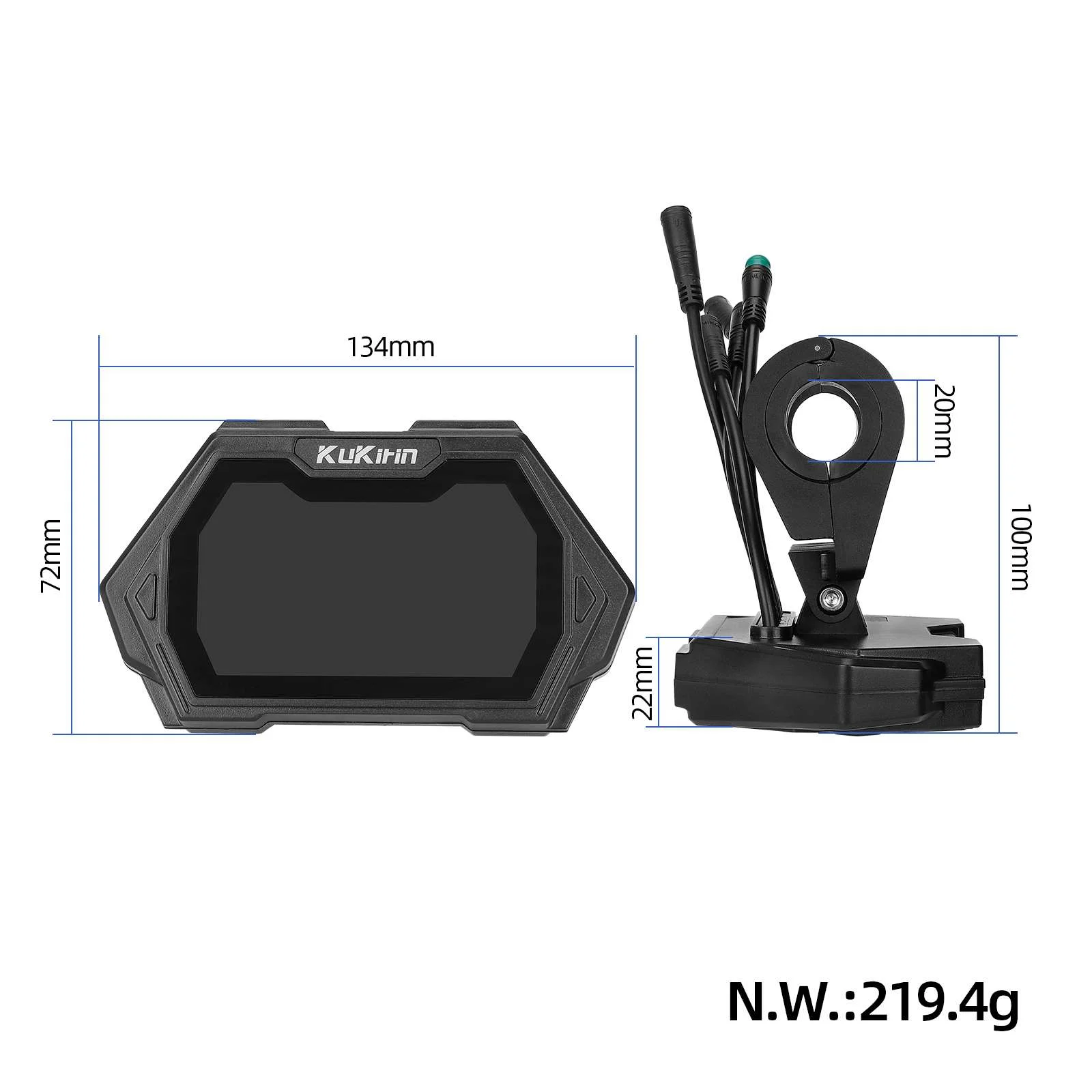 Оригінальний дисплей для електросамоката KuKirin G2 Max TFM13-FEIMI-16-1 - Зображення 6